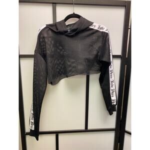 Street Wear Fishnet Crop Top  size S